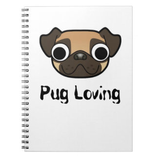 Pug Loving Notebook Notitieboek