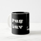 Pug Luv Mok (Voorkant links)