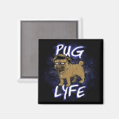 Pug Lyfe Magneet (Voorkant / Achterkant)