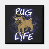 Pug Lyfe Magneet (Voorkant)