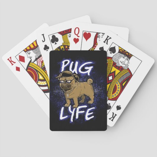 Pug Lyfe Pokerkaarten (Achterkant)