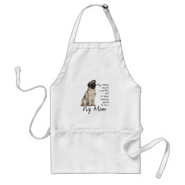 Pug Ma Apron Standaard Schort