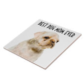 Pug Ma Ceramic Tile Tegeltje (Zijkant)