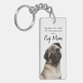Pug Ma Key Ring Sleutelhanger (Voorkant Links)