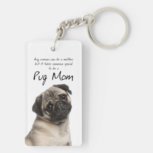 Pug Ma Key Ring Sleutelhanger (achterkant)