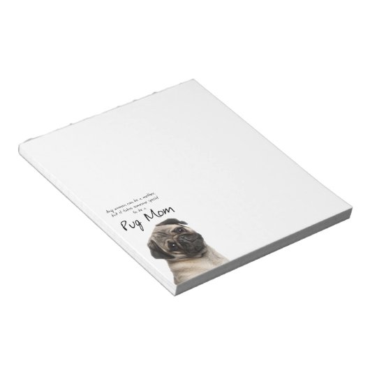 Pug Ma Note Pad Notitieblok (Schuin)