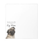 Pug Ma Note Pad Notitieblok (Voorkant)