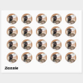 Pug (maaien) Turkije Ronde Sticker (Vel)
