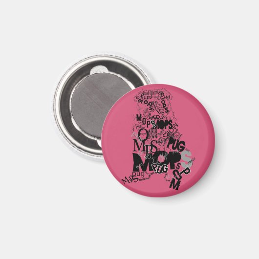 Pug Magneet (Voorkant / Achterkant)