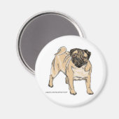 Pug Magneet (Voorkant / Achterkant)