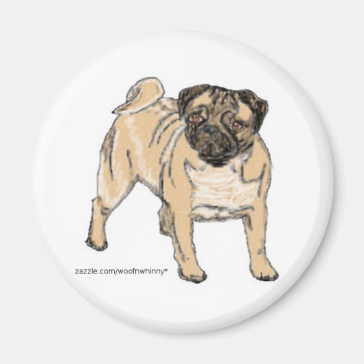 Pug Magneet (Voorkant)