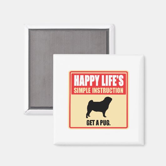 Pug Magneet (Voorkant / Achterkant)