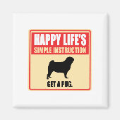 Pug Magneet (Voorkant)