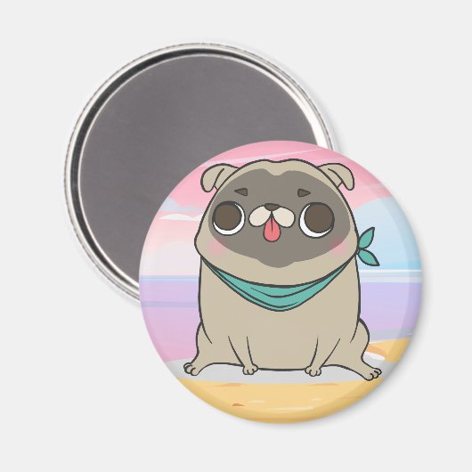 Pug Magnet (Voorkant / Achterkant)