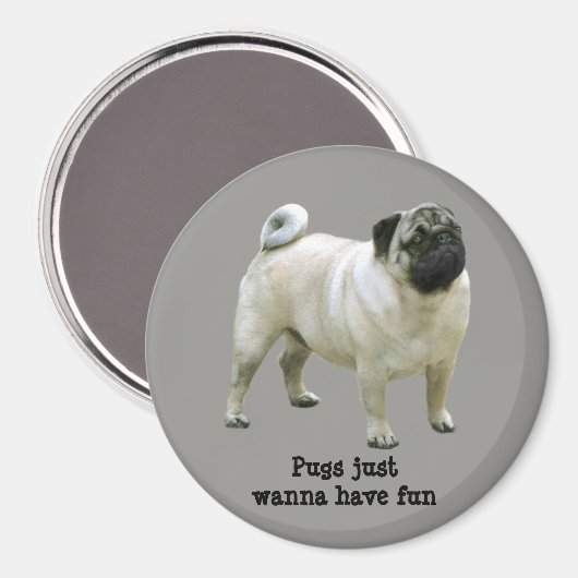 Pug Magnet (Voorkant / Achterkant)