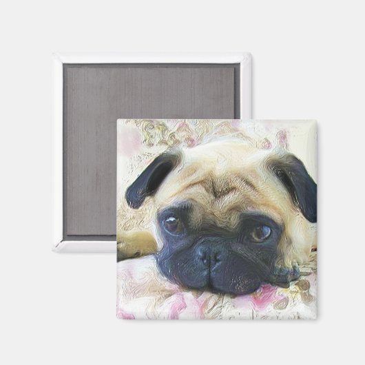 Pug magnet (Voorkant / Achterkant)