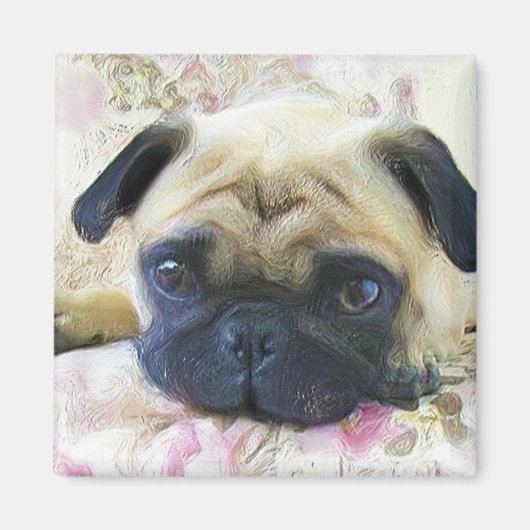 Pug magnet (Voorkant)