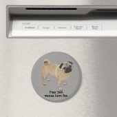 Pug Magnet (Insitu (Vaatwasser))