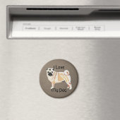 Pug Magnet (Insitu (Vaatwasser))