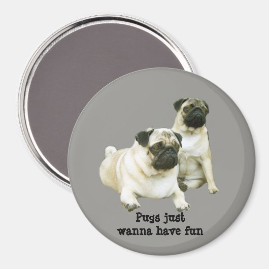 Pug Magnet (Voorkant / Achterkant)