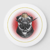 Pug Majesty  Grote Klok (Voorkant)