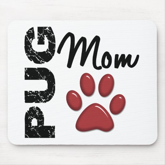 Pug mam 2 muismat (Voorkant)