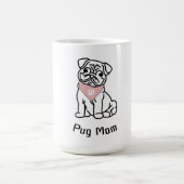 PUG MAM - AANGEPASTE HOND INITIAAL KOFFIEMOK (Center)