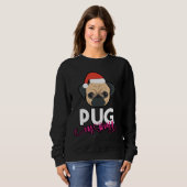 pug mam, pug mama, pug eigenaar geschenk, worst ho trui (Voorkant volledig)