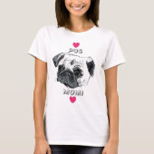 Pug mam! t-shirt (Voorkant)