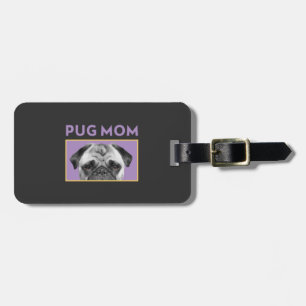 Pug mama bagagelabel