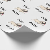 Pug mama Cadeaupapier (Hoek)