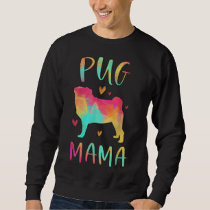 Pug Mama Colorful Pug Gifts Dog mama Trui