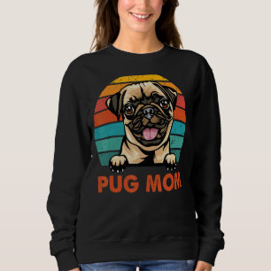 Pug Mama Cute Dog Mam Girls Moederdag Trui