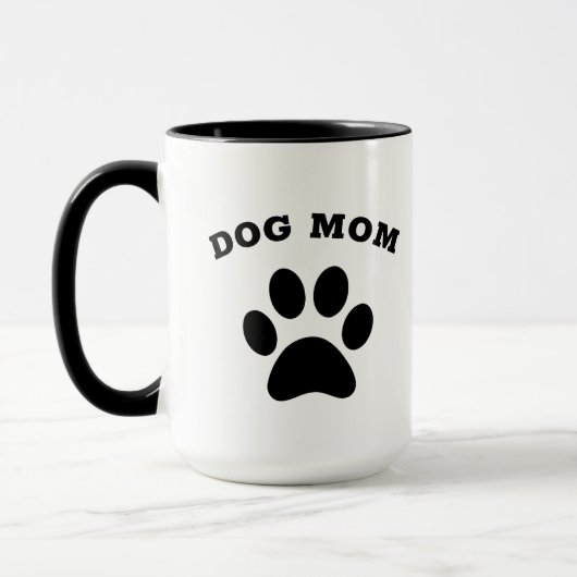Pug Mama Dog Mam Mok voor vrouwen (Links)
