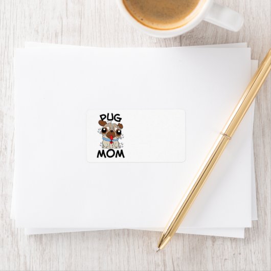 Pug mama etiket (Insitu)