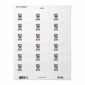 Pug mama etiket (Full Sheet)