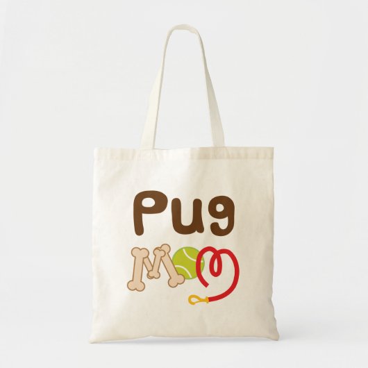 Pug mama (Hondenras) Tote Bag (Voorkant)