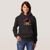 Pug mama I Retro Pug Hoodie (Voorkant volledig)