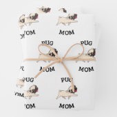 Pug mama inpakpapier vel (In situ)