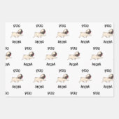 Pug mama inpakpapier vel (Voorkant)