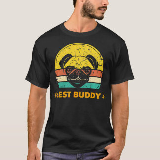 Pug mama Pug Dad Best Friend Pug Dog Best Buddy T-shirt