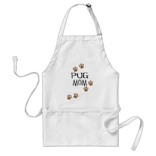 Pug mama standaard schort