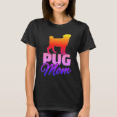 Pug mama t-shirt (Voorkant)
