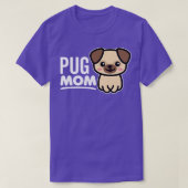 Pug mama t-shirt (Design voorkant)