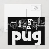pug mashup.png briefkaart (Voorkant / Achterkant)