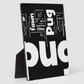 pug mashup.png fotoplaat (Zijkant)