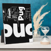 pug mashup.png fotoplaat (Zijkant)