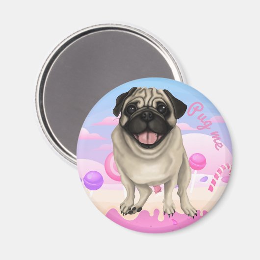 Pug me Magnet (Voorkant / Achterkant)