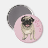Pug me Magnet (Voorkant / Achterkant)