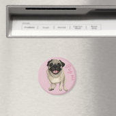 Pug me Magnet (Insitu (Vaatwasser))